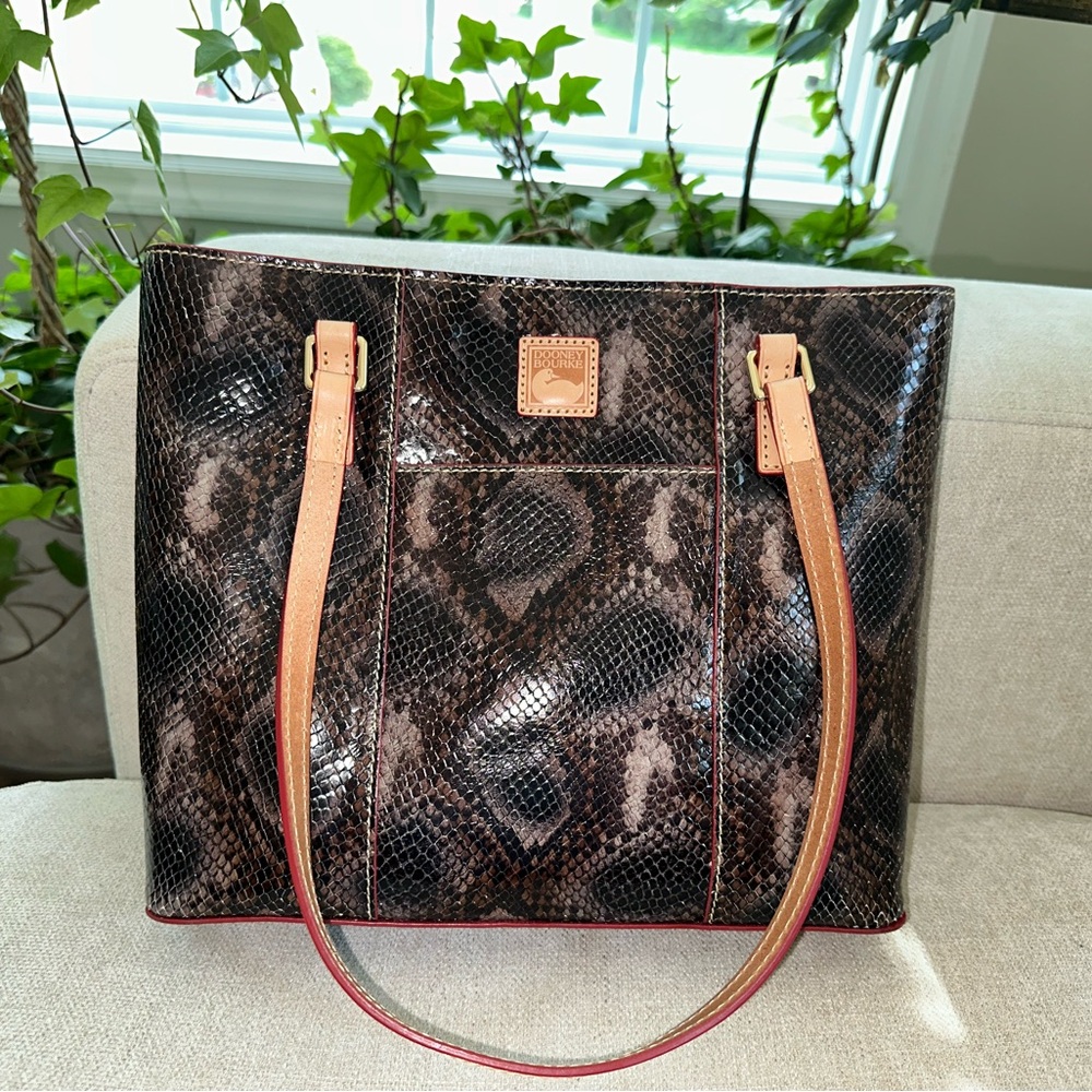 Dooney  and Bourke Tote Python Snake Reptile Collection